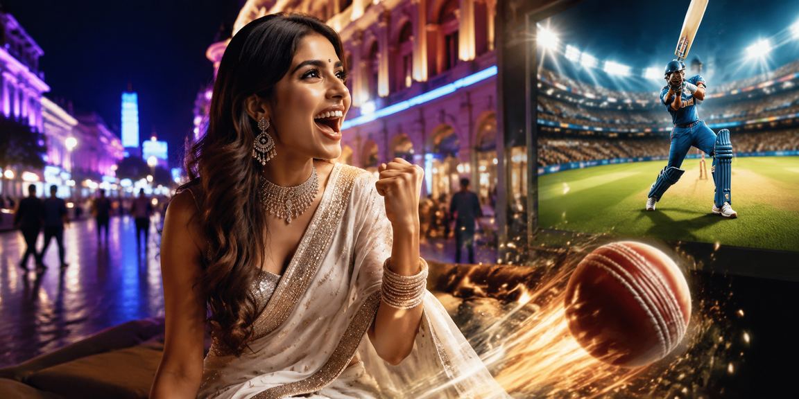 Cricket bat and ball, symbol of IPL sports